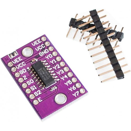 Lot De 3 Circuits Intégrés HCF4051BE - Multiplexeur/Démultiplexeur Analogique 8 Canaux - Neuf